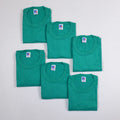 Vintage Russell Athletic Adult S Athletic Green Basic T-Shirt - Lot of 6