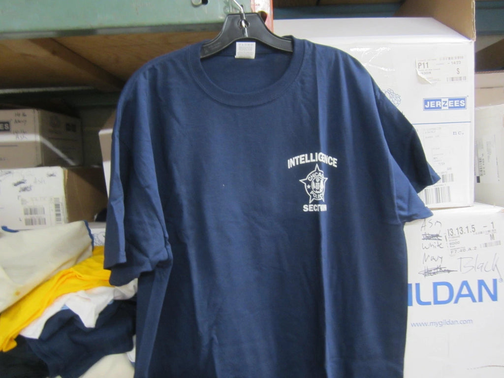 CHICAGO POLICE INTELLIGENCE T-SHIRT M,L,XL,XXL,XXXL