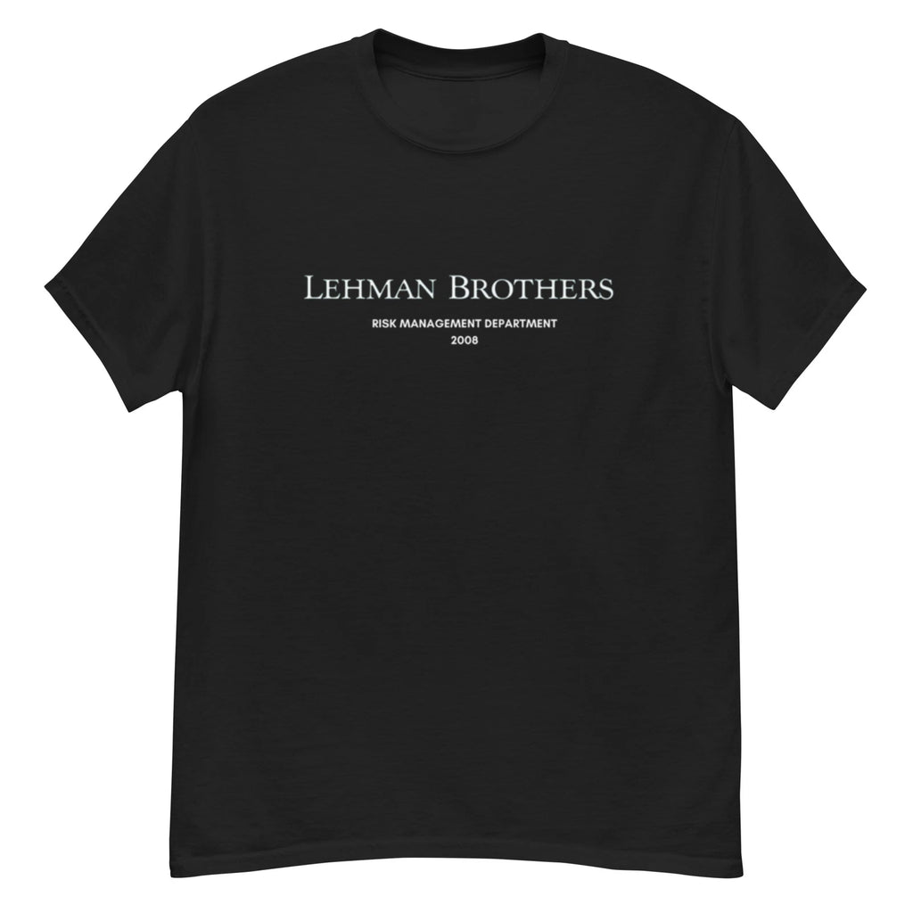 Lehman Brothers Risk Management Department 2008 T-shirt! 💼🏦