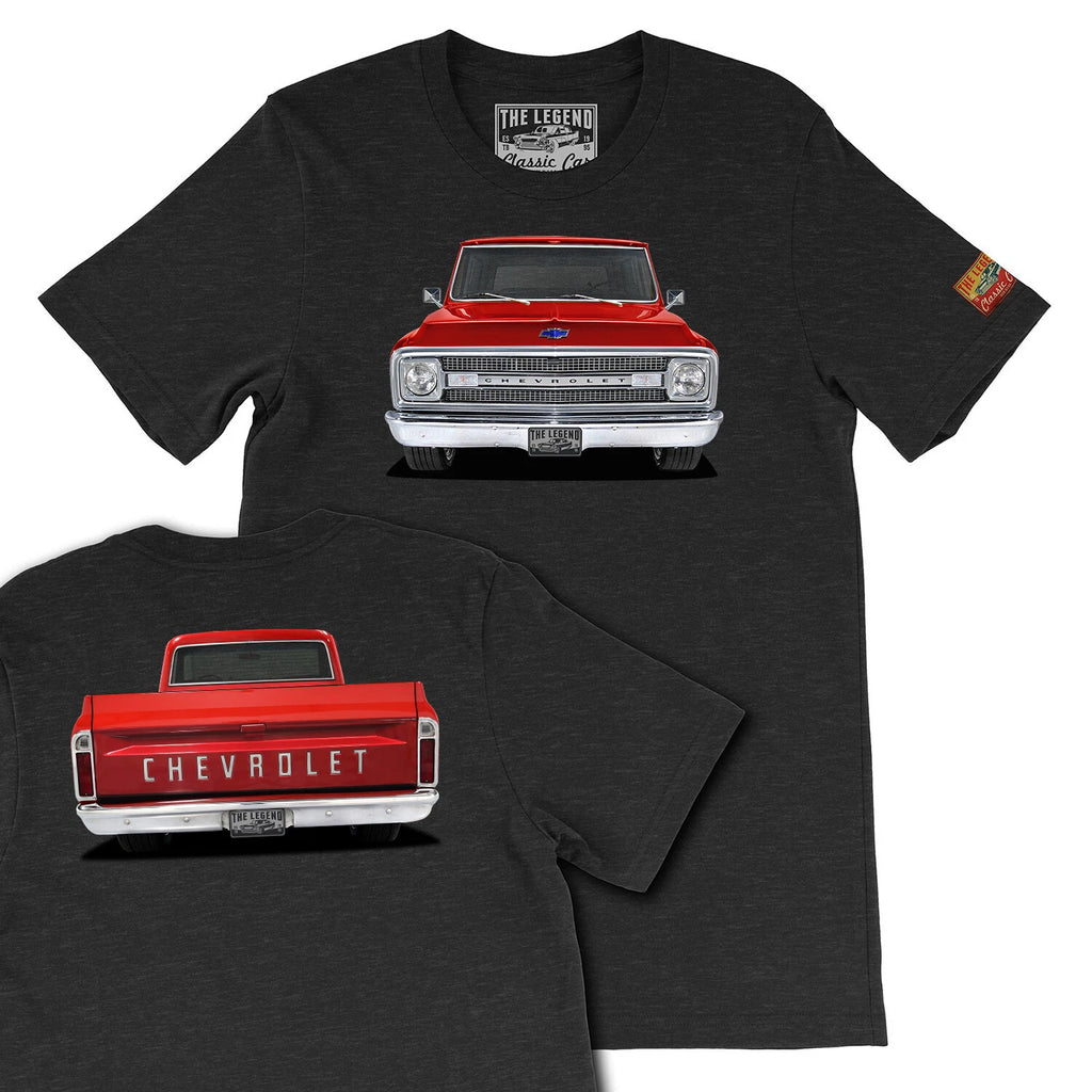 1969 Red CHEVY C-10 Classic Pickup Truck Classic Car Men's T-shirts