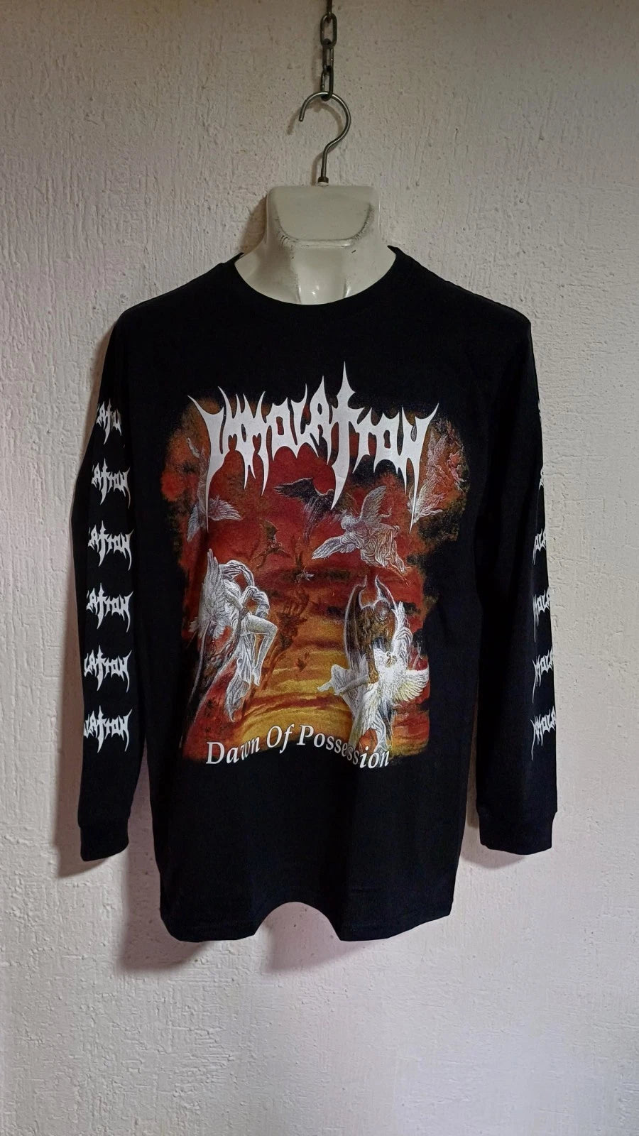 Immolation dawn possession long sleeve shirt death metal nile suffocation