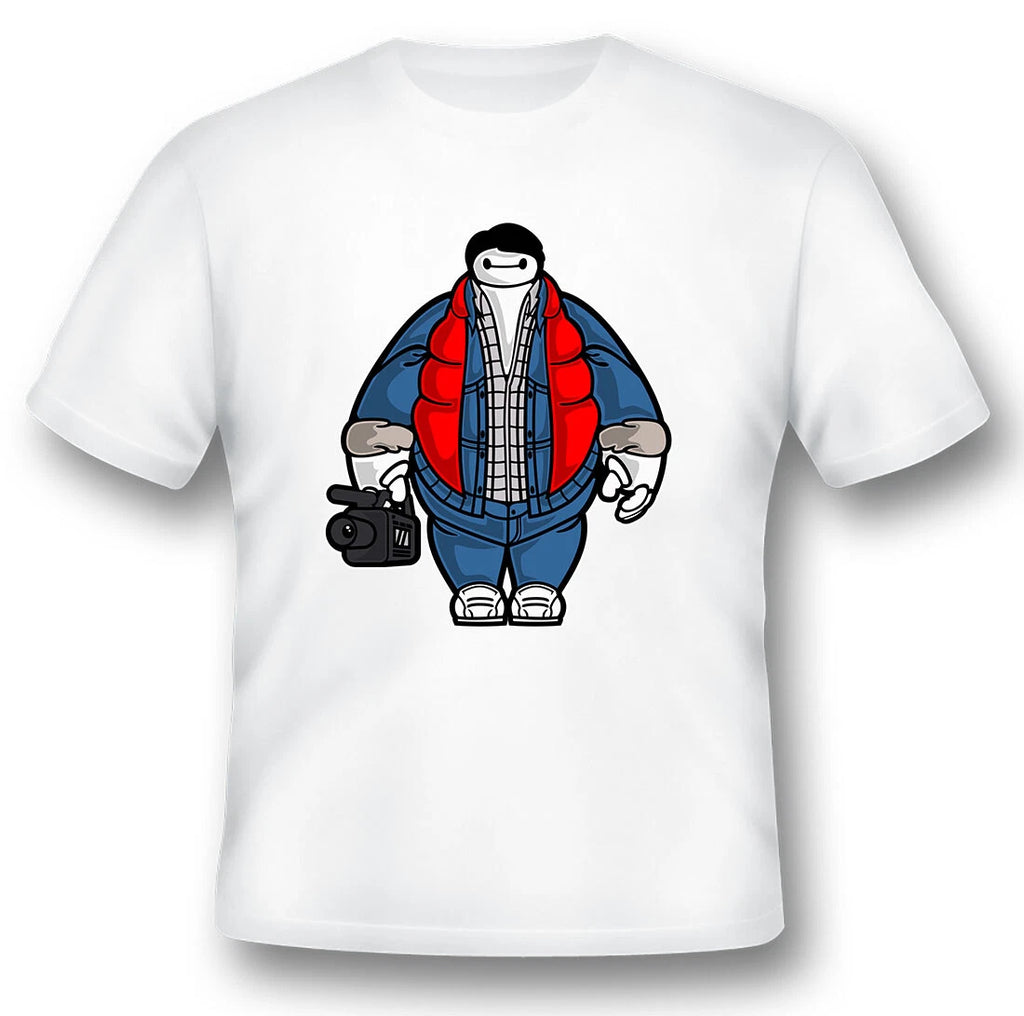 Camera dude superhero t shirt black or white tee