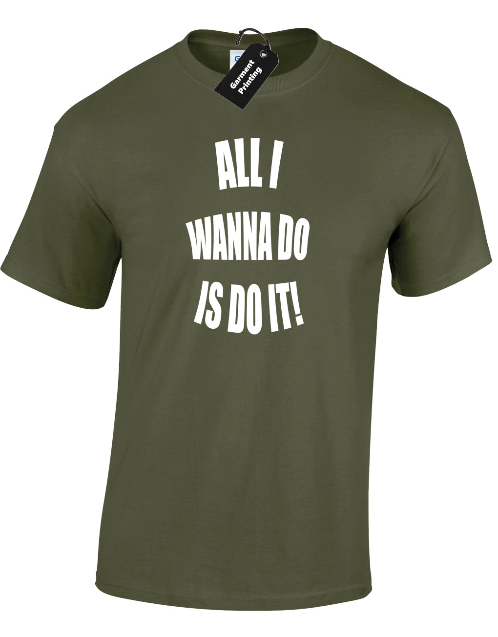 ALL I WANNA DO IS DO IT MENS T SHIRT FUNNY KEVIN & PERRY IBIZA DANCE MUSIC RETRO