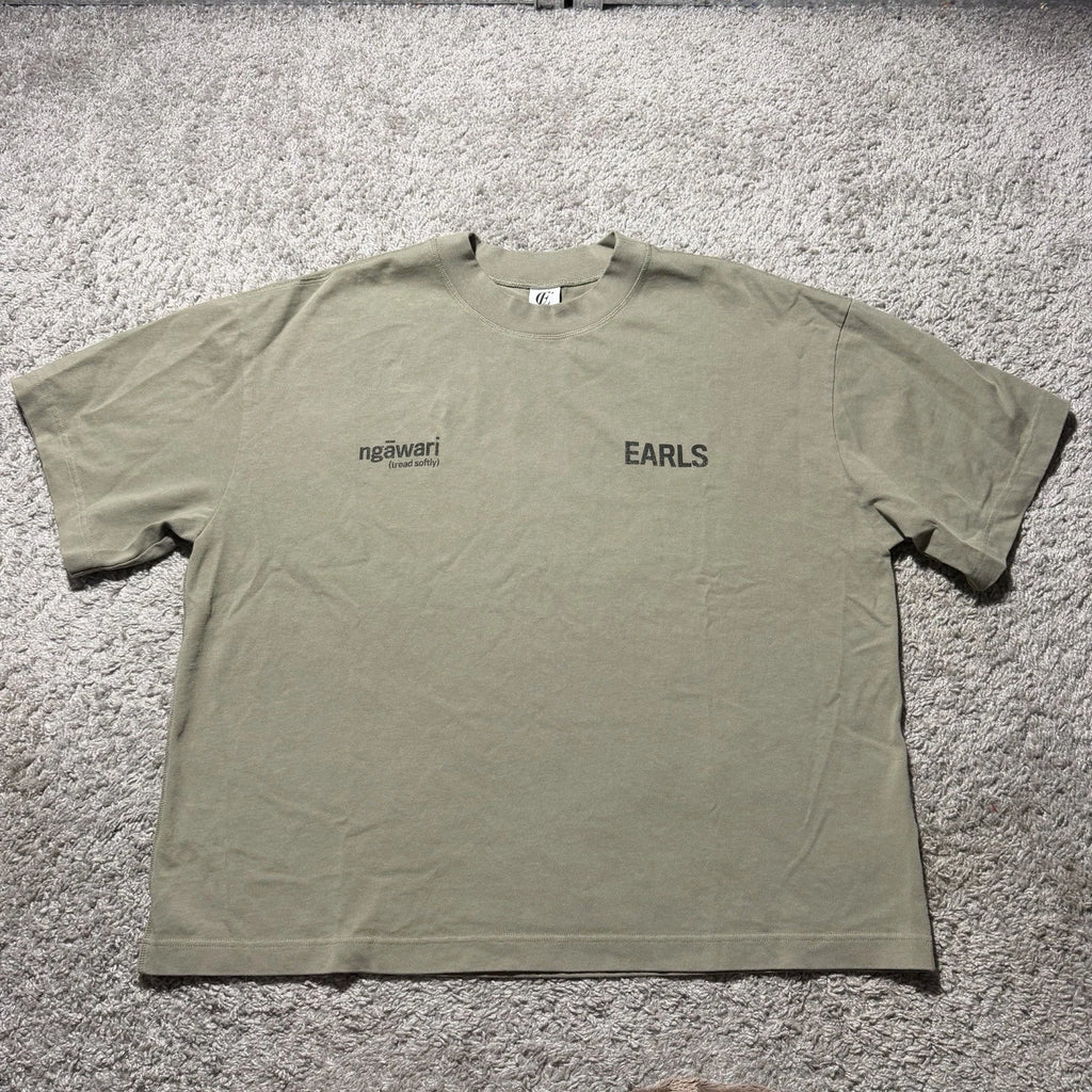 Earls Collection T Shirt Mens 2XL Boxy Short Sleeve Crew Neck Casual Cotton