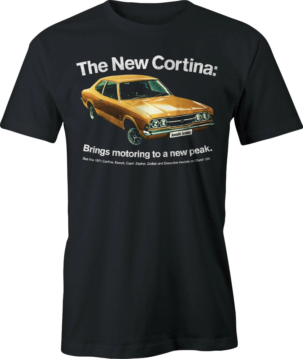 Ford Cortina Mk3 GT Retro Car Seventies Ad T Shirt