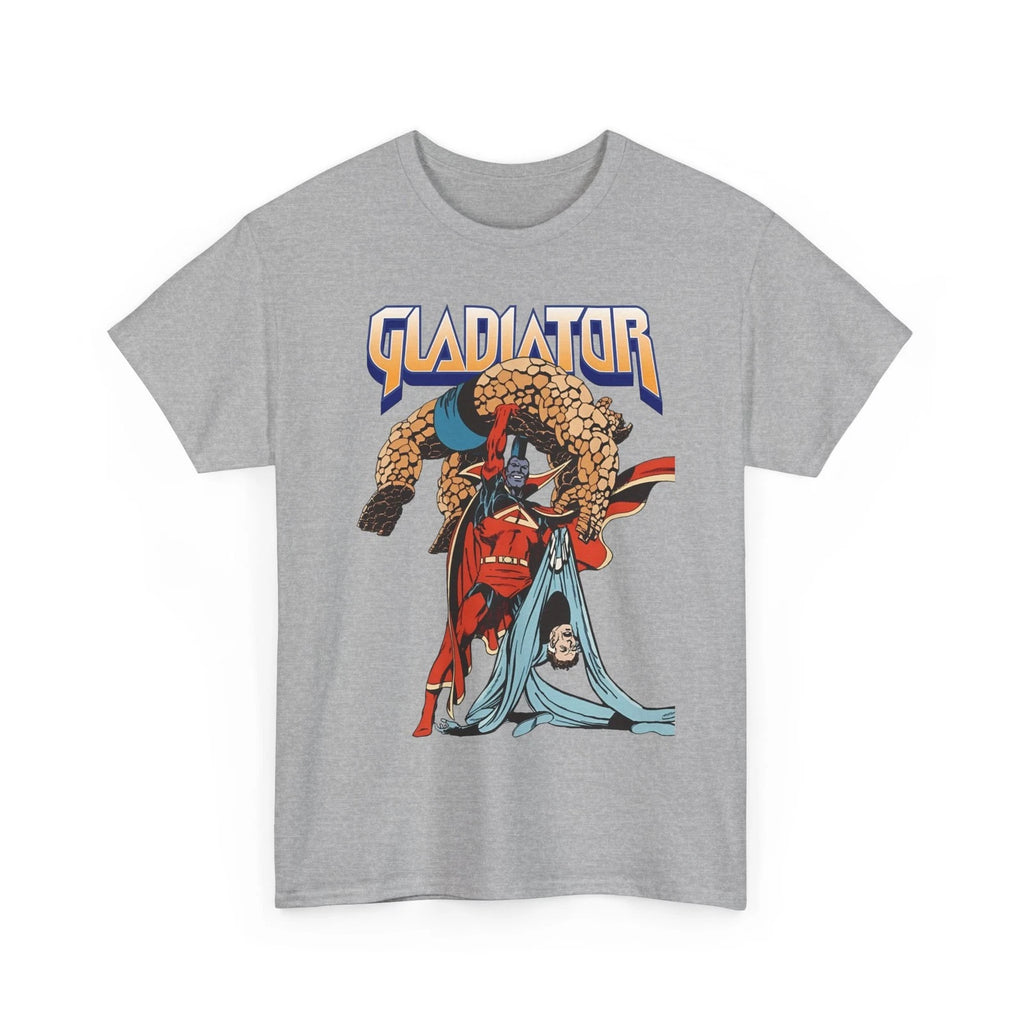 Gladiator T-Shirt John Byrne Art Thing Mr. Fantastic Retro Vintage-Style Tee