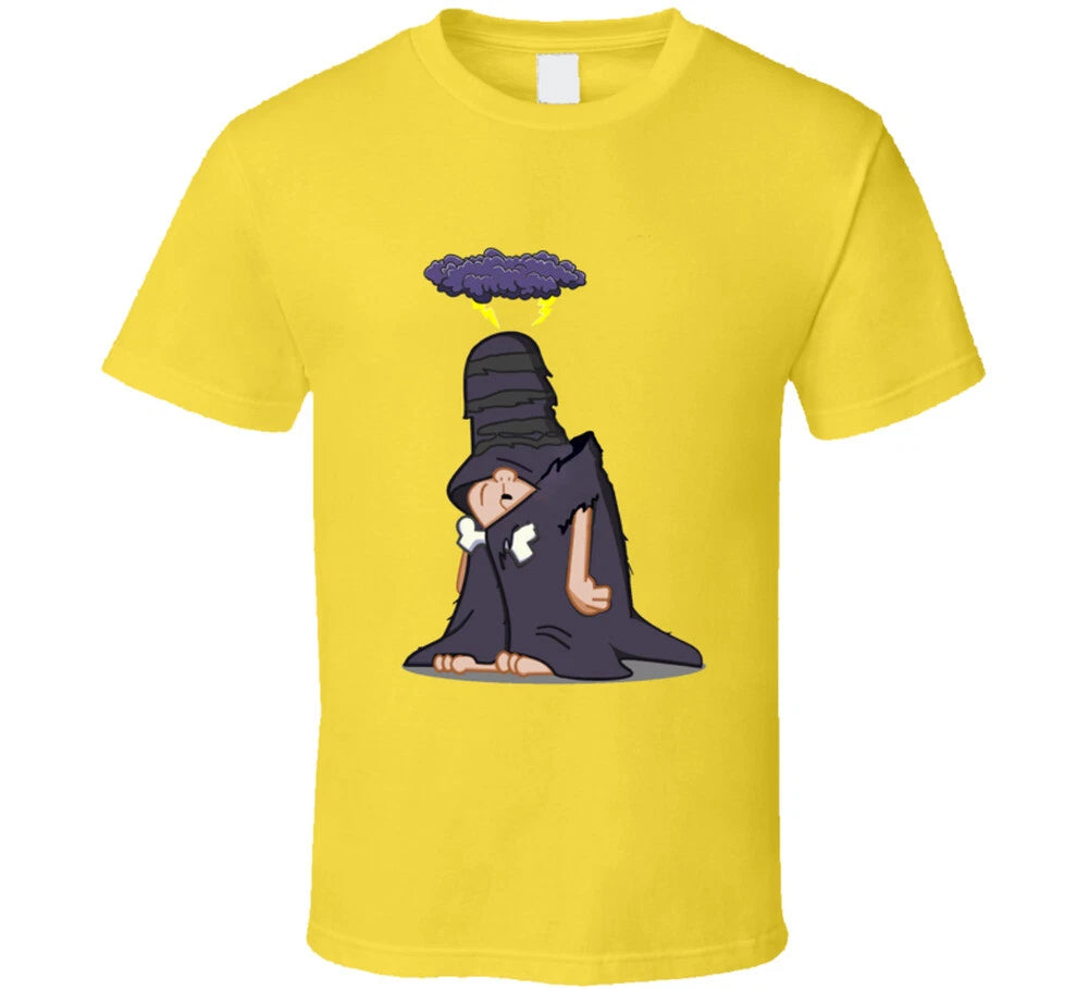 Flintstone Bad Luck Fate Schleprock Funny T Shirt