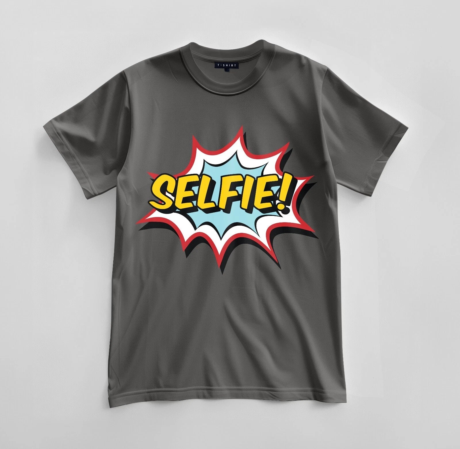 Custom Selfie Graphic T-shirt Design Unisex Jersey Short Sleeve Tee