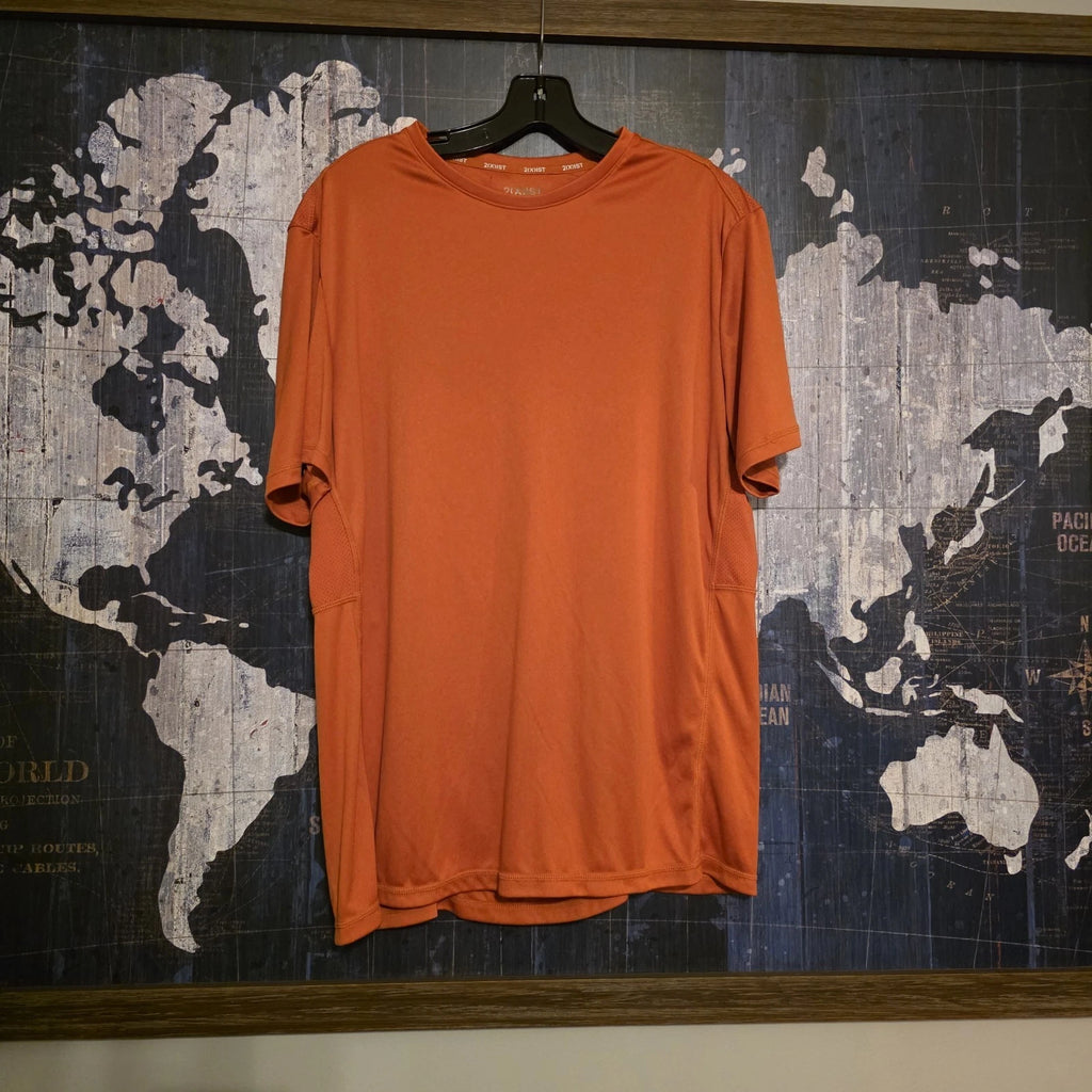 2xist Orange Tee Short Sleeve T-Shirt Mens Large L