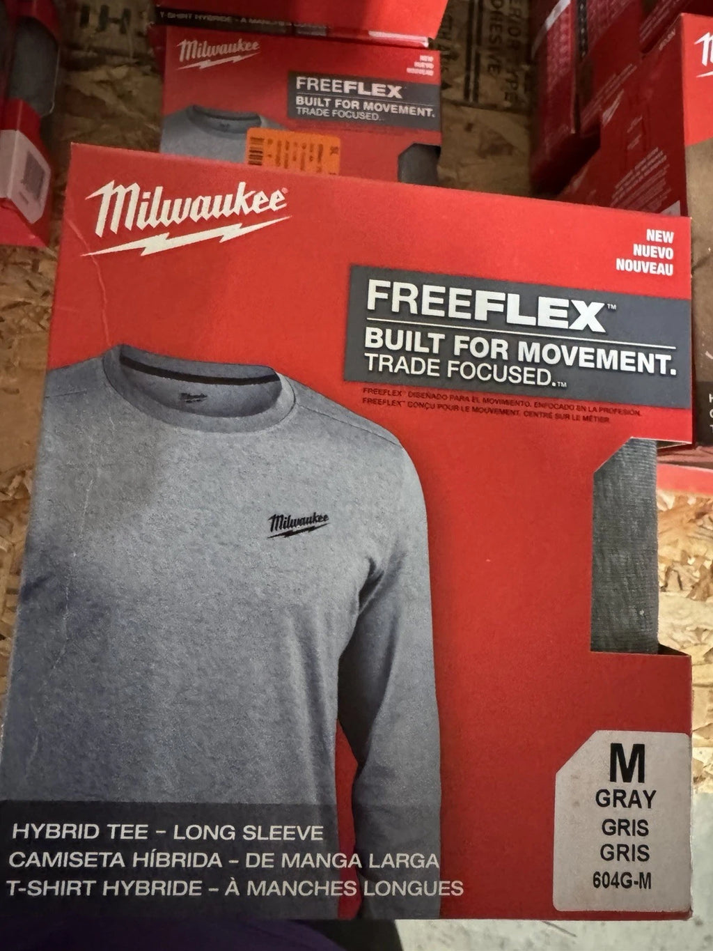Milwaukee Men’s Long Sleeve Work Flex Size Médium 604g-m