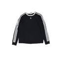Adidas Men's Black Crew Neck Long Sleeve Cotton T-Shirt Size L