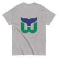 VINTAGE HARTFORD WHALERS UNISEX CLASSIC T-SHIRT TEE NEW ENGLAND NHL HURRICANES