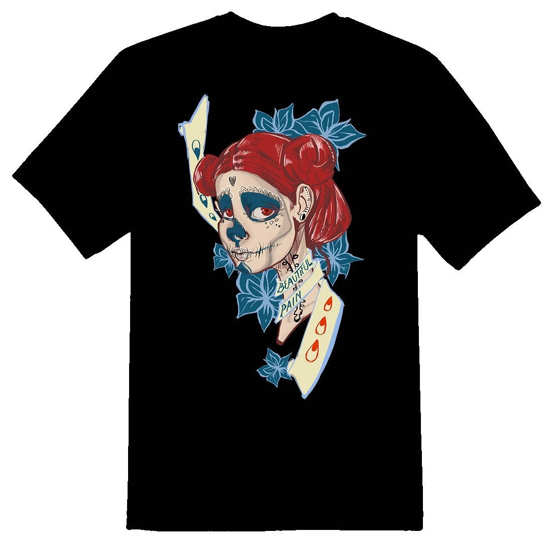Beautiful Pain Shirt Black or White Tee