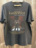 Vintage 90s Kanye West Graphic Retro Style Rappers Charcoal Unisex T-shirt