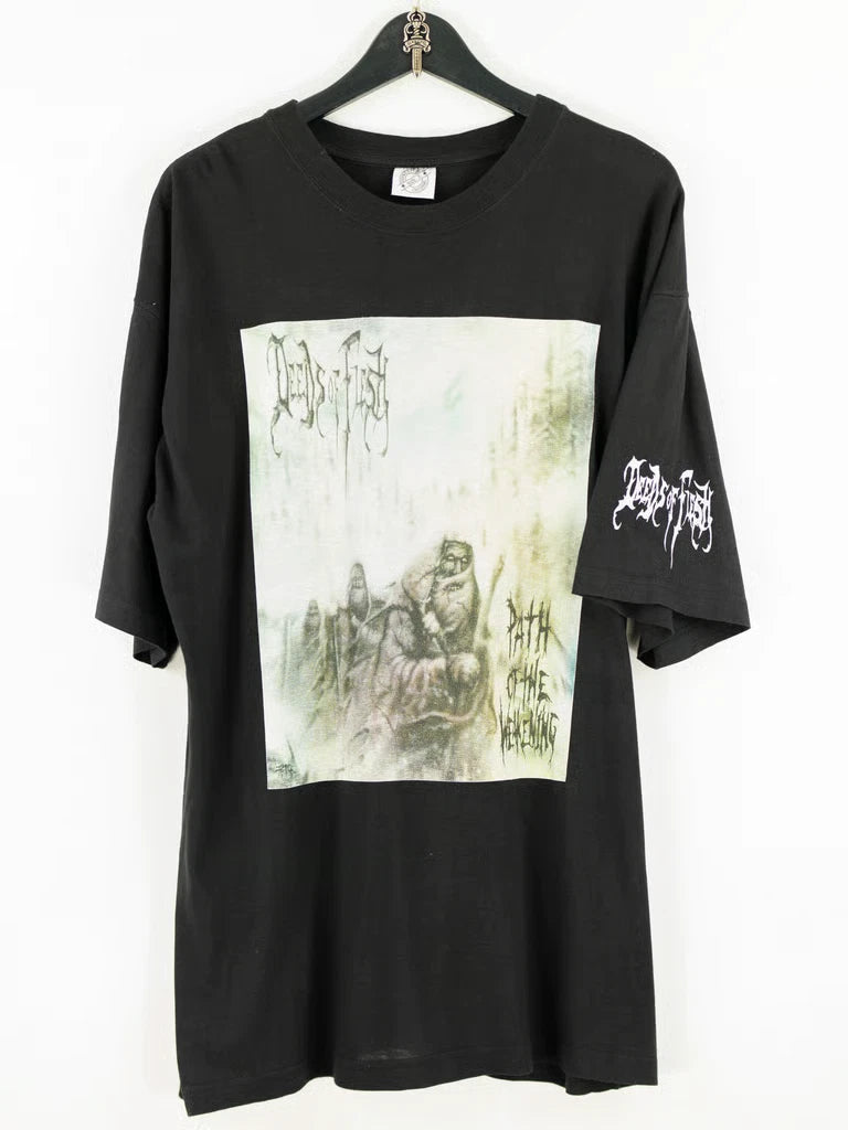 1999 DEEDS OF FLESH - PATH OF THE WEAKENING Vintage T-Shirt Reprint