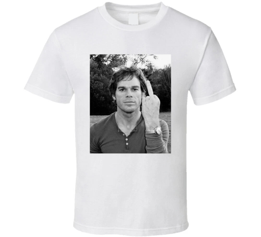 Michael C. Hall Middle Finger T Shirt