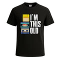 I'm This Old Retro Vintage T-Shirt Mens Novelty Funny Gift Party Tee Top