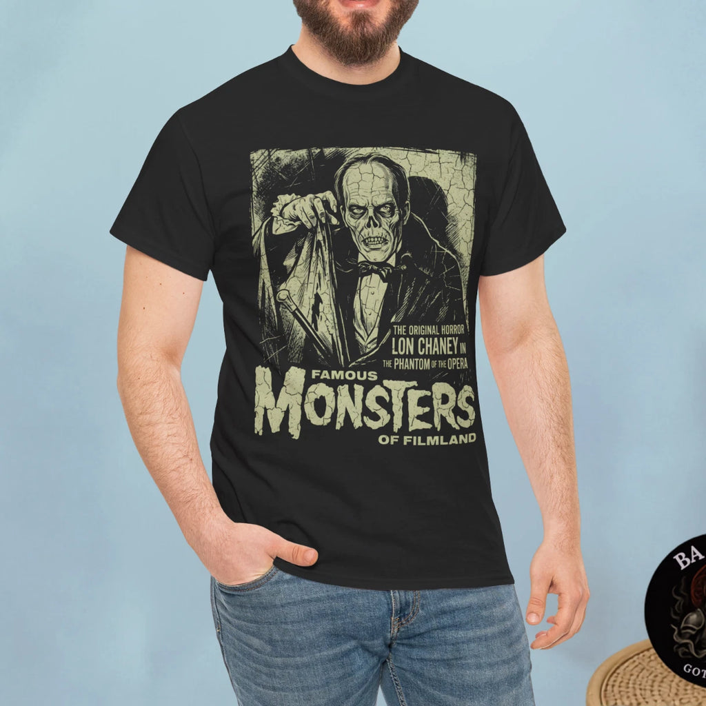 Famous Monsters of Filmland Phantom Horror Shirt Retro Vintage Movie Tees
