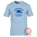 Delivery company t-shirt personalised custom removal courier parcel firm tee