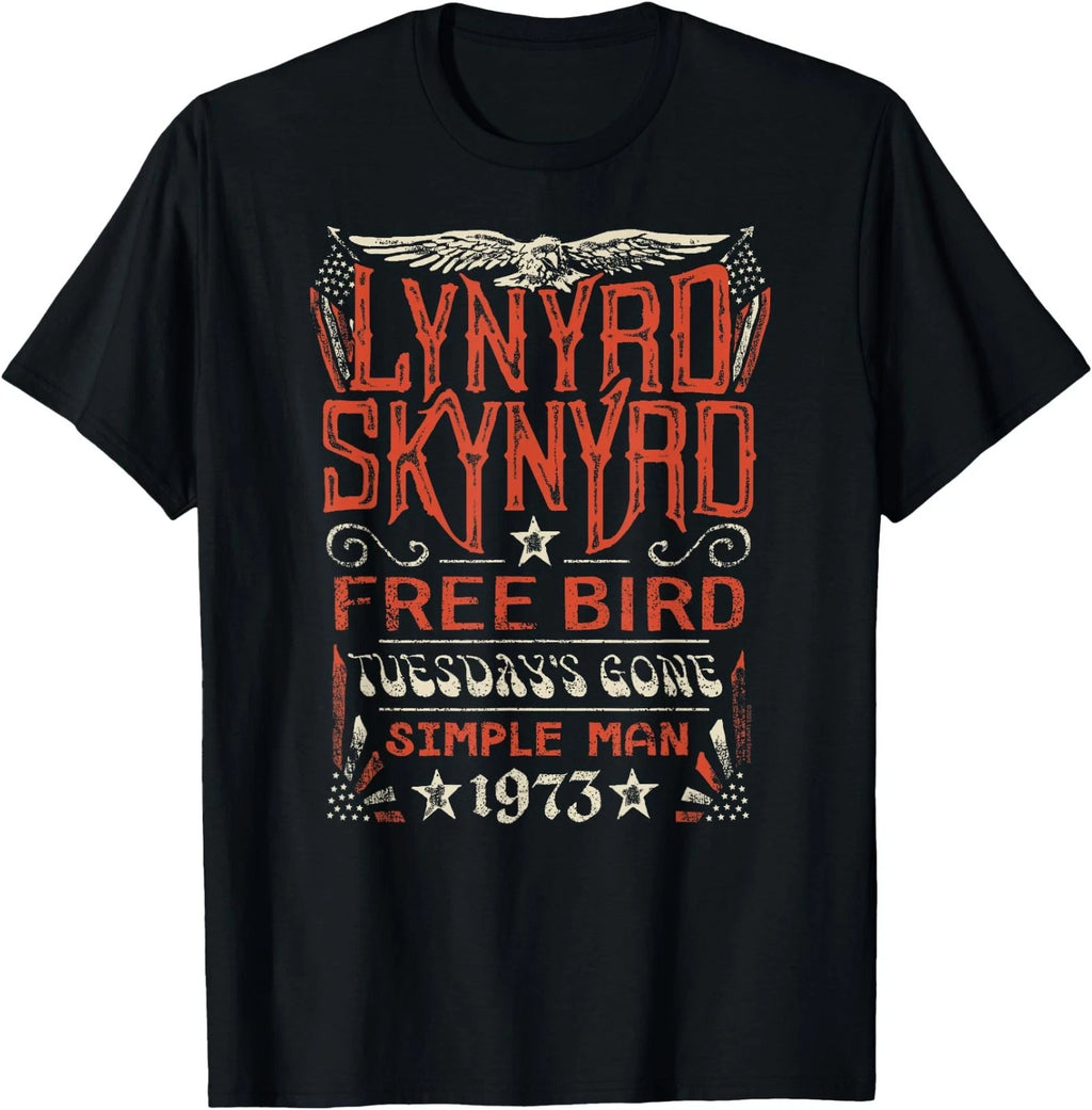 Lynyrd Skynyrd - Free Bird Tuesday's Gone Simple Man Songs T-Shirt