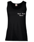 Custom Embroidered Fruit of the Loom Women’s Valueweight Vest Gym Yoga Fitness