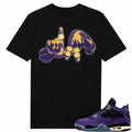 Lakers 4s Sneaker match tees,5 Rings, Tshirt, Unisex, gift, TShirt, Unisex, Gift