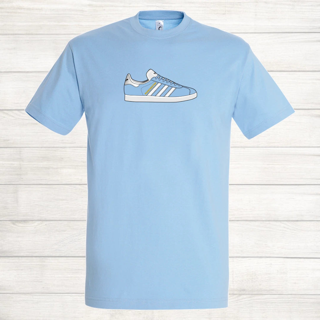 Gazelle Man City Football T Shirt Manchester The Citizens MCFC Top