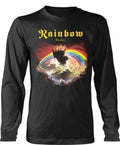 Rainbow Rising Long Sleeve T-Shirt, Men's small, Official rock band merch