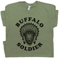 Buffalo Soldier T Shirt Reggae Vintage Retro Rasta Lion Tee Jamaica Cool Graphic