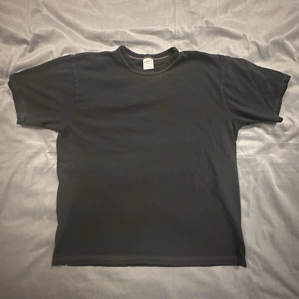 Whitesville Quali-T Heavyweight T-Shirt Black Mens XL Cotton Made in Japan