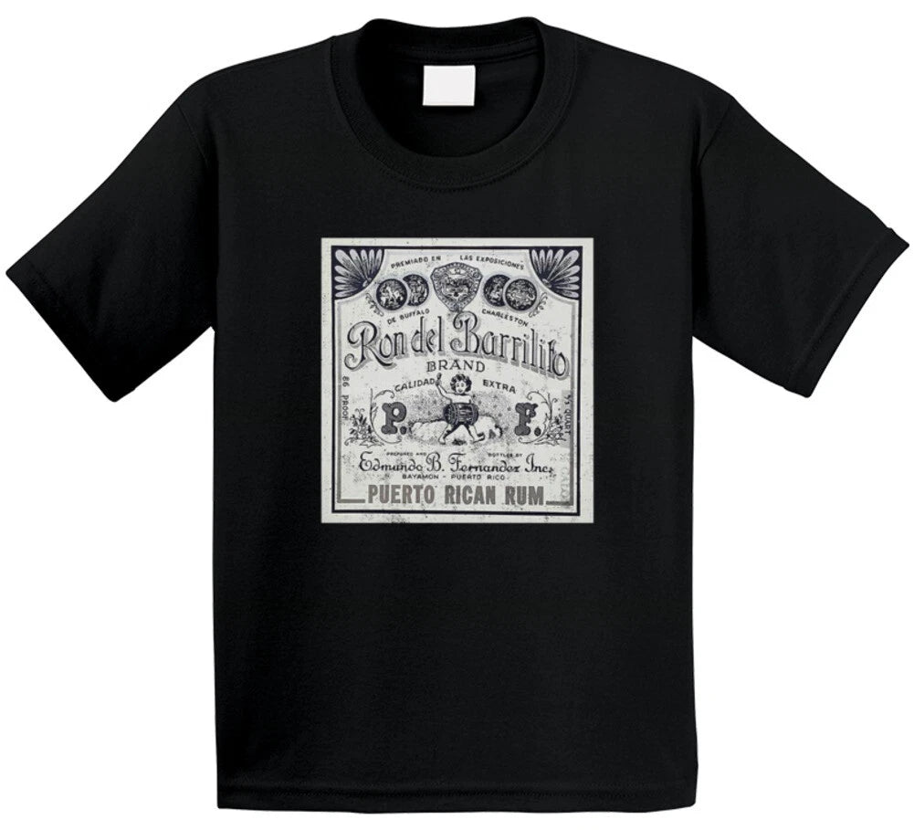 Ron Del Barrilito Puerto Rican Rum Distressed Look Alcohol Lovers T Shirt