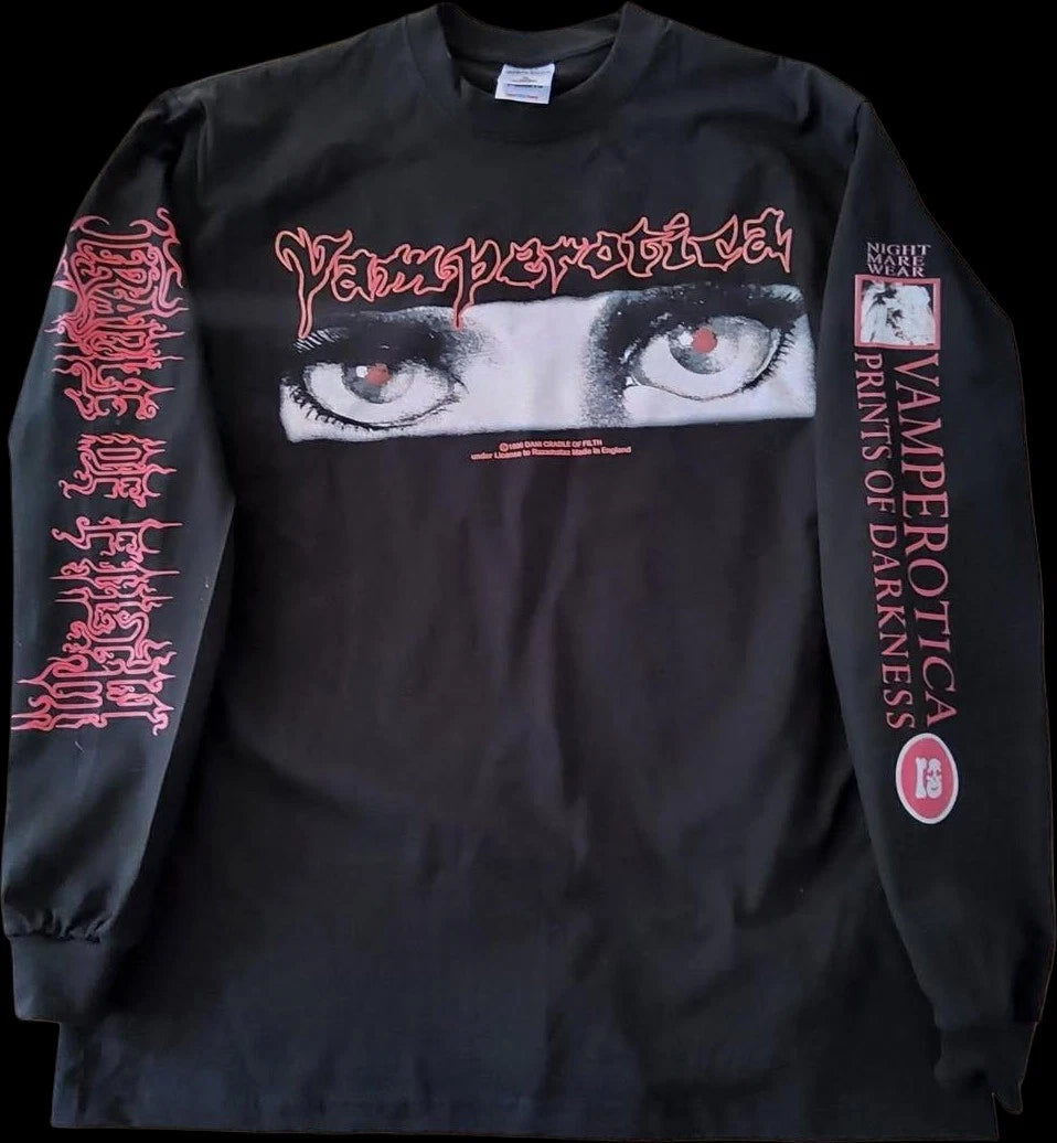 cradle of filth VAMPEROTICA Blood and Soul Tee SHAKA WEAR HEAVYWEIGHT  DTG PRINT
