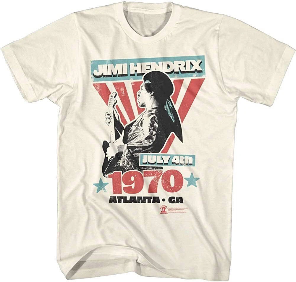 Jimi Hendrix t-shirt -July 4th 1970 shirt- Atlanta Georgia Vintage t-shirt
