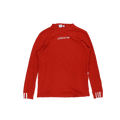 Adidas Men's Red Crew Neck Long Sleeve Cotton T-Shirt Size 10