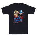 Flair and Macho Man Randy Savage Woo Yeah Funny Wrestling Vintage Men's T-Shirt