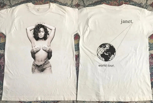 1993 JANET JACKSON World Tour Topless T-Shirt
