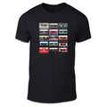 Old School Mix Tapes - Music Cassettes Retro Adult Unisex T Shirt