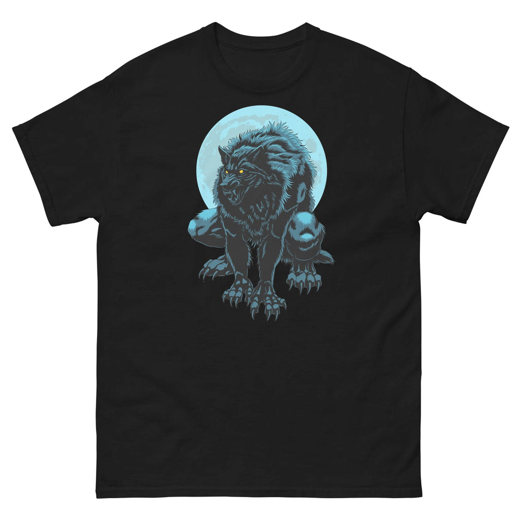 Werewolf Dogman Cryptids Monster Creature Full Moon Men's Classic Tee