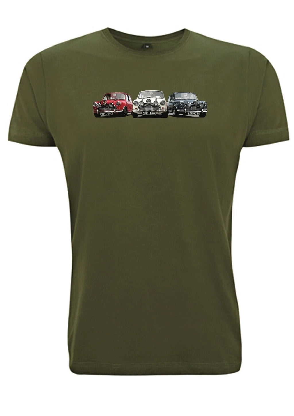 The Italian Job Classic Mini Graphic T Shirt Movie 1960s Sports Car British UK