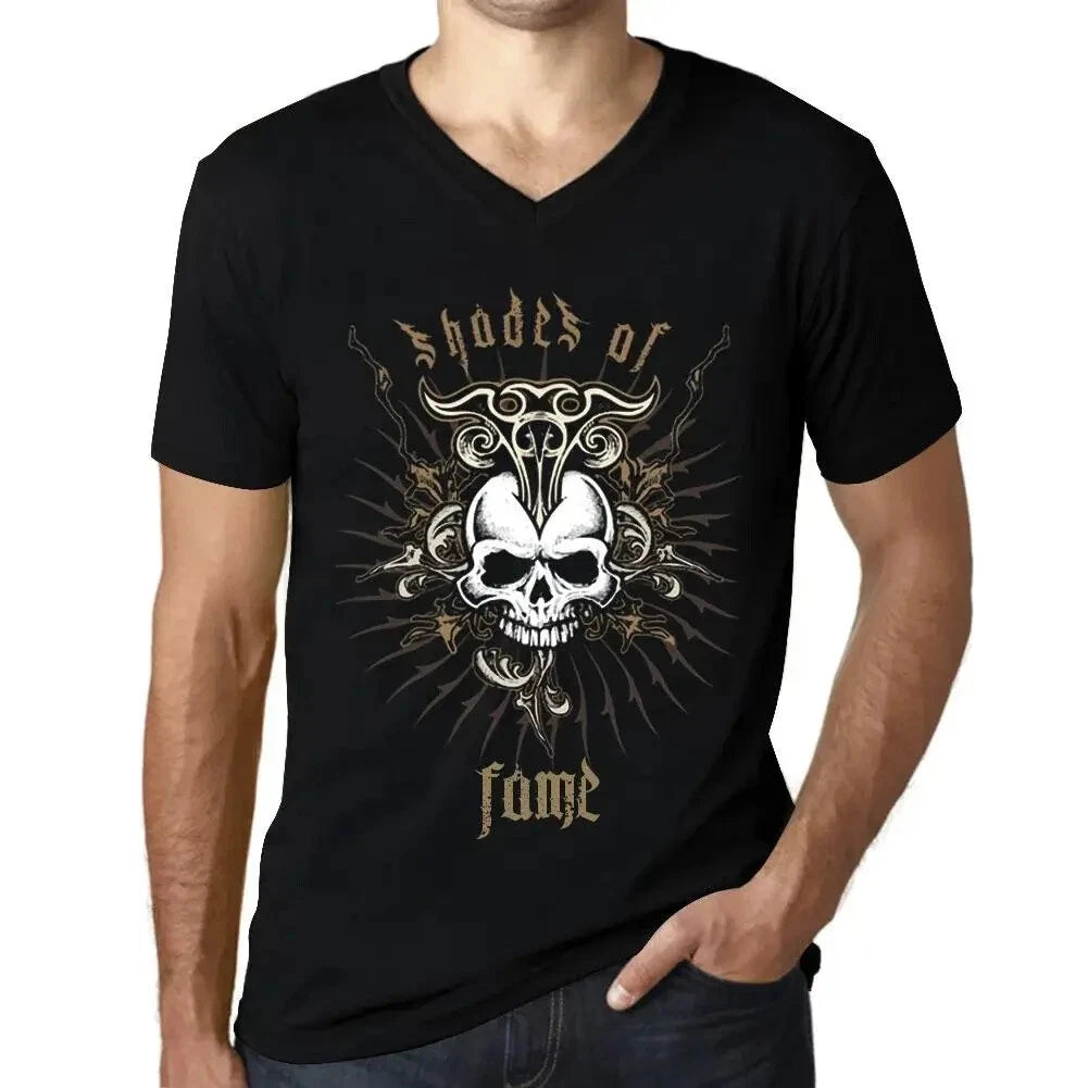 Men's Graphic T-Shirt V Neck Shades Of Fame Eco-Friendly Limited Edition