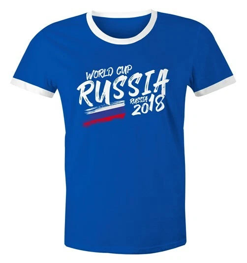 Men's T-Shirt Russia Russia Россия Fan Shirt World Cup Shirt Football