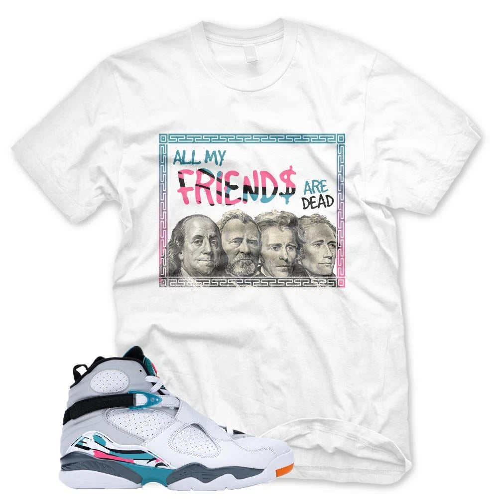 New DEAD PRESIDENTS T Shirt for J1 8 Turbo Green South Beach Miami Vice