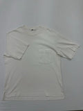 Uniqlo Men's White Pocket T-Shirt Size XL Regular Cotton Jersey Crew Neck