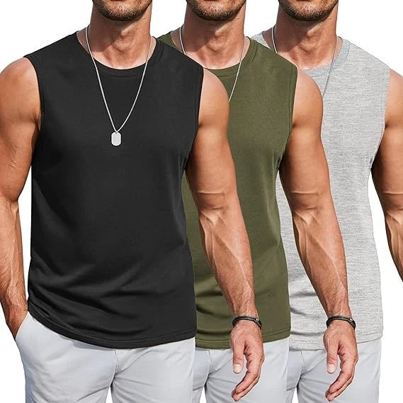 Coofandy Men Tank Tops Dry Fit Sleeveless Workout Skirts For Men | Lightweight