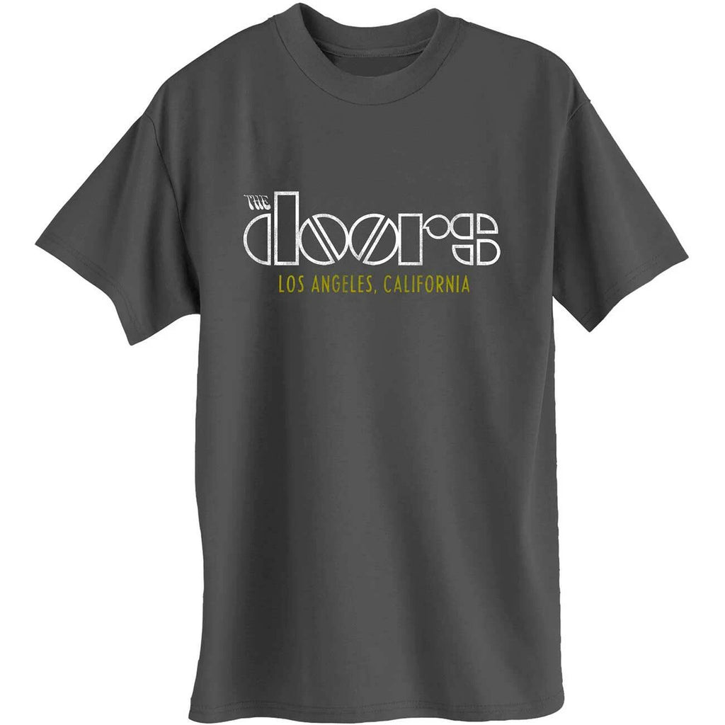 The Doors LA California Official Merchandise T-Shirt Gray New