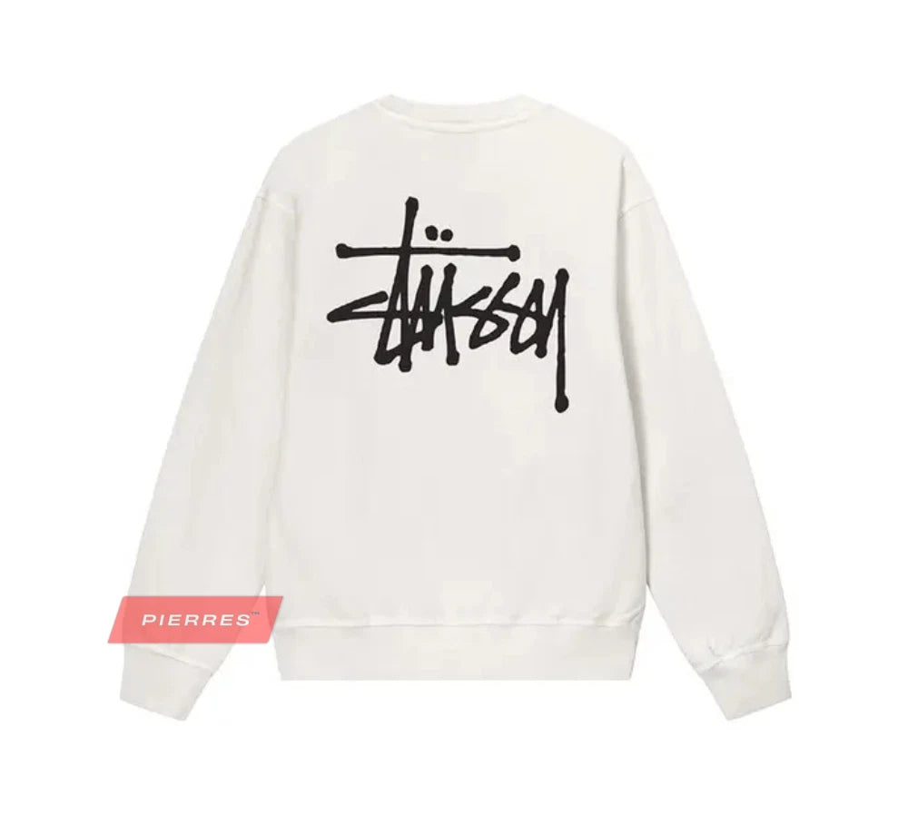 Stussy Basic Crewneck - Ash Heather - S