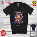 Custom Name Happy 4th Of July; USA Flag Guinea Pig Sunglasses Patriotic T-Shirt