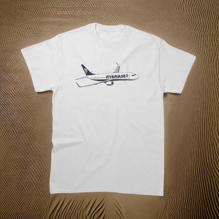 Aviation Airplane Ryanair Aviator Airline Mens Fly T-shirt Sizes S to 5XL