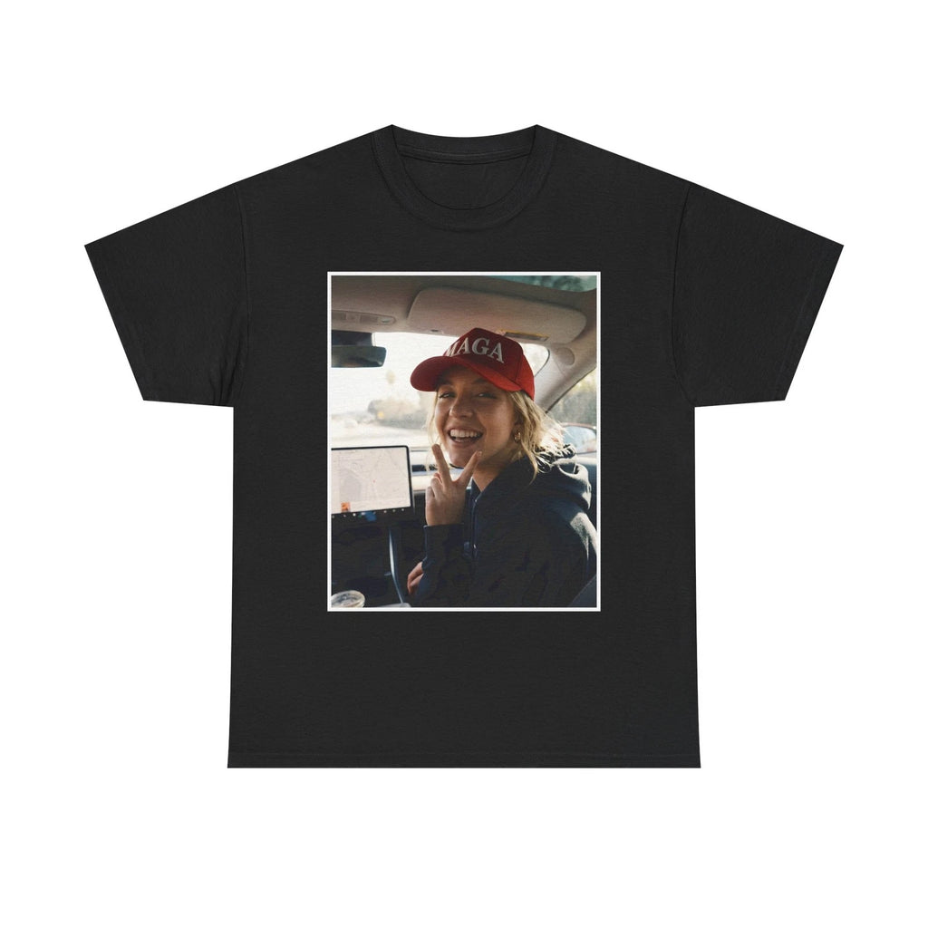 Sydney Sweeney MAGA Hat Trump America 250 4th of July T-Shirt | Unisex