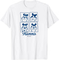 Hamm's - Beer Bear Cartoon Mascot Sascha Face Grid T-Shirt